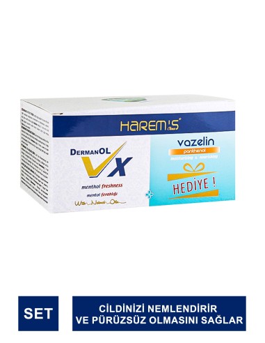 Harem's Dermanol Vx Vücut Kremi 40 ml + Harem's Vazelin 80 ml 