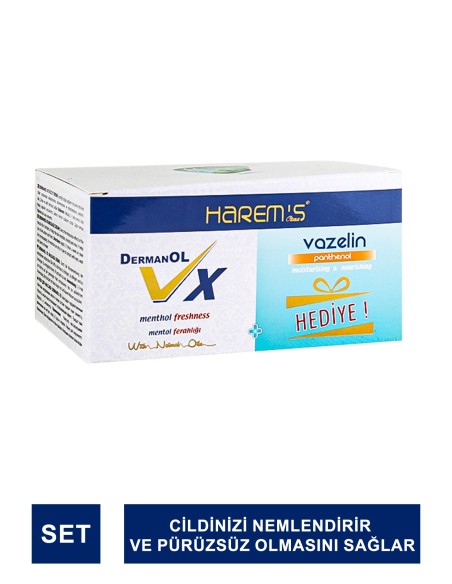 Harem's Dermanol Vx Vücut Kremi 40 ml + Harem's Vazelin 80 ml 