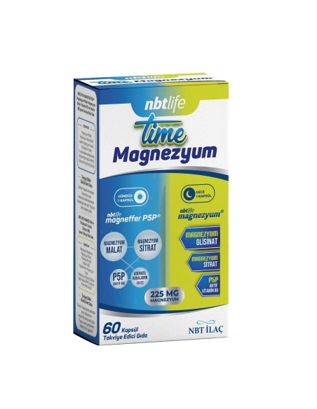 Nbt Life Time Magnezyum 60 Kapsül 