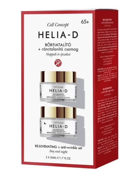 Helia-D Cell Concept Gençleştirici ve Kırışık Giderici Gündüz ve Gece Krem 65+ 2×50 ml 