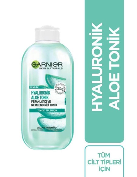 Garnier Hyaluronik Aloe Ferahlatıcı ve Nemlendirici Tonik 200 ml 