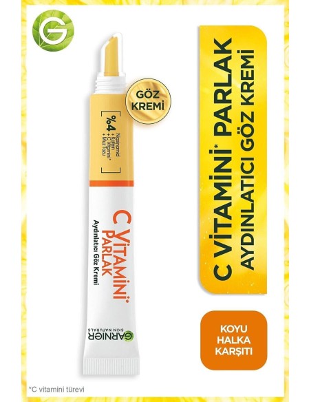 Garnier C Vitamini Parlak Aydınlatıcı Göz Kremi 15 ml 