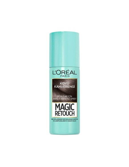 Loreal Paris Beyaz Saçlar İçin Kapatıcı Saç Spreyi ( Koyu Kahverengi ) 75 ml 