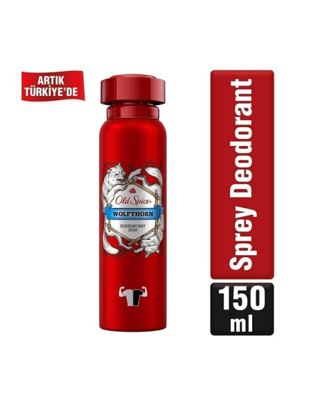 Old Spice Wolfthorn Erkekler Için Sprey Vücut Deodorant 150 ml 