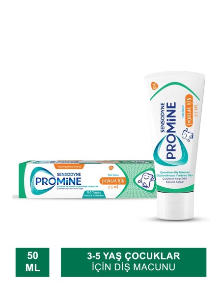 Sensodyne Promine 3-5 Yaş Çocuklar İçin Diş Macunu 50 ml 