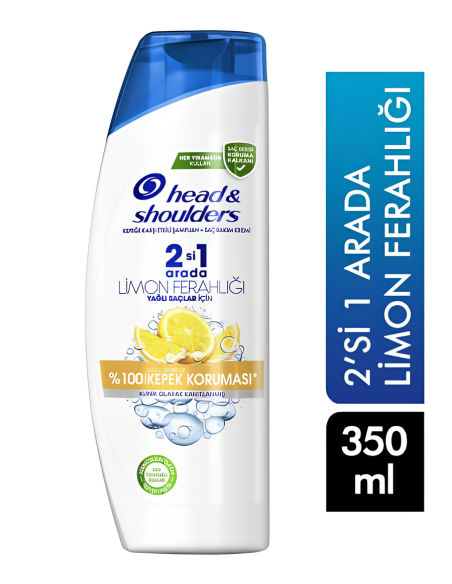 Head & Shoulders 2si1 Arada Limon Ferahlığı Kepek Şampuan 350 ml 