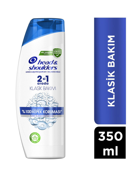 Head & Shoulders 2si1 Arada Klasik Bakım Kepek Şampuan 350 ml 