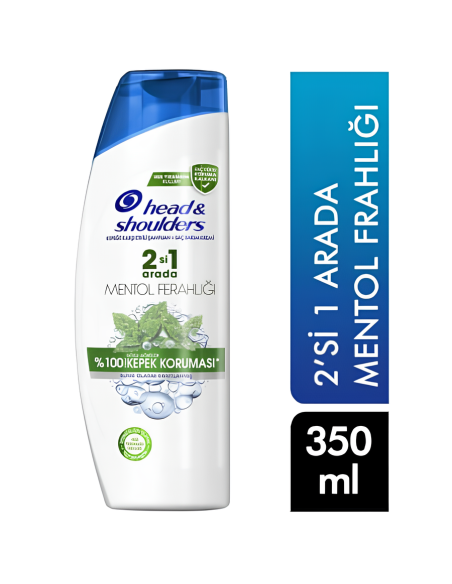 Head & Shoulders 2si1 Arada Mentol Ferahlığı Kepek Şampuan 350 ml 