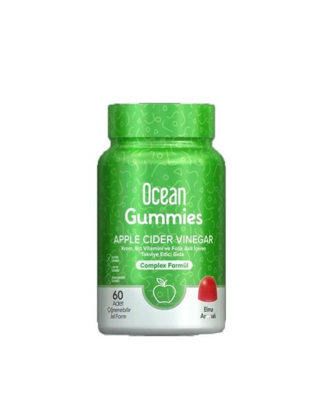 Ocean Gummies Apple Cider Vinegar 60 Yumuşak Tablet 