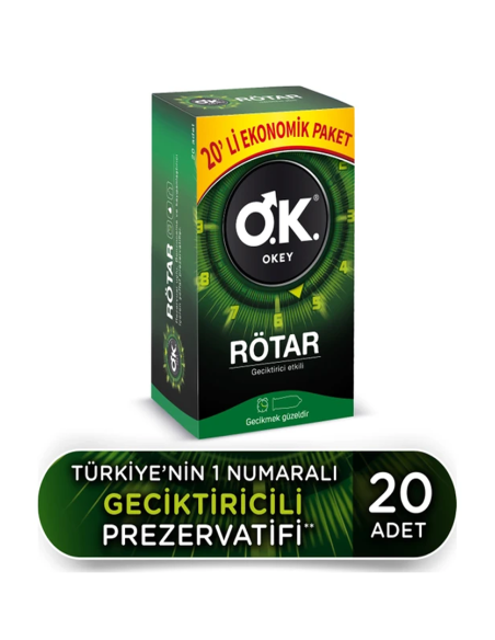 Okey Rötar 20 Adet 