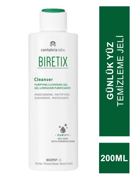 Biretix Cleanser ( Günlük Yüz Temizleme Jeli ) 200 ml 