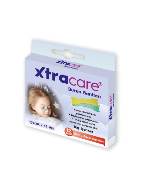 Xtracare Çocuk 5+ Burun Bantları 12 Adet 