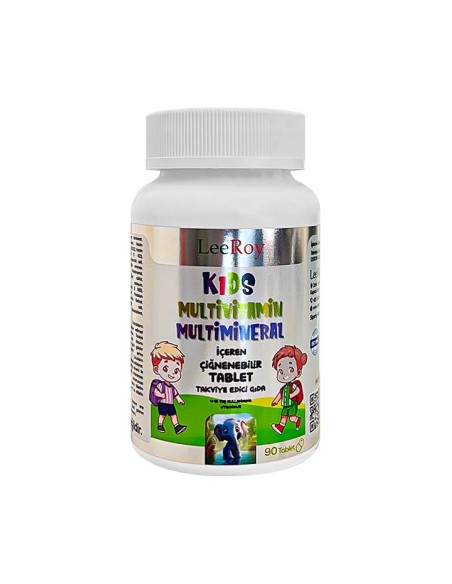 LeeRoy Kids Multivitamin Multimineral 90 Tablet 