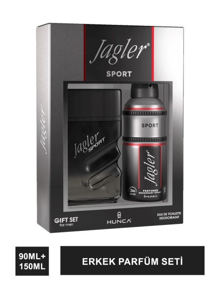 Jagler Sport Erkek Parfüm Seti 90 ml EDT + 150 ml Deodorant 