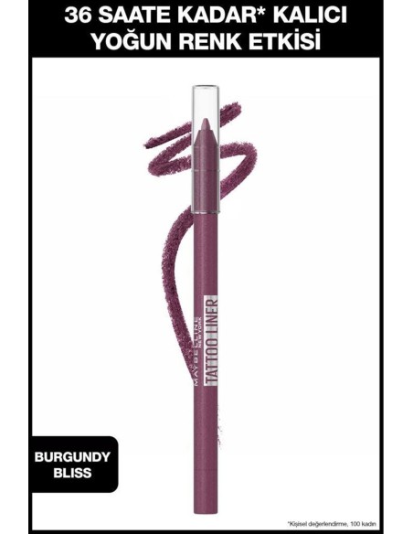 Maybelline New York Tattoo Liner Jel Göz Kalemi - 818 Berry Bliss 