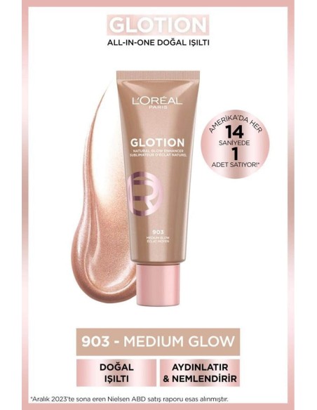 Loreal Paris Glotion All-In-One Doğal Işıltı - 903 Medium Glow 