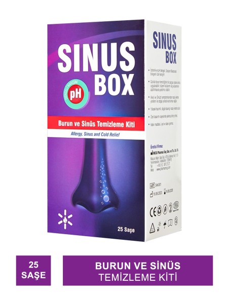 Sinus Box Burun ve Sinüs Temizleme Kiti 25 Saşe 