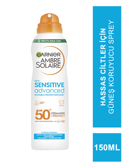 Garnier Ambre Solaire Sensitive Advaned Spf 50+ Mist 150 ml 