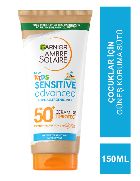 Garnier Ambre Solaire Çocuklar İçin Hipoalerjenik Koruyucu Süt SPF50+ 175 ml 