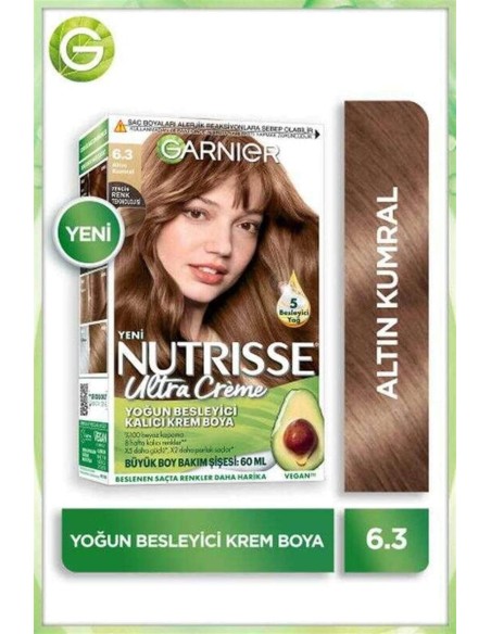 Garnier Nutrisse Ultra Creme 6,3 Altın Kumral 