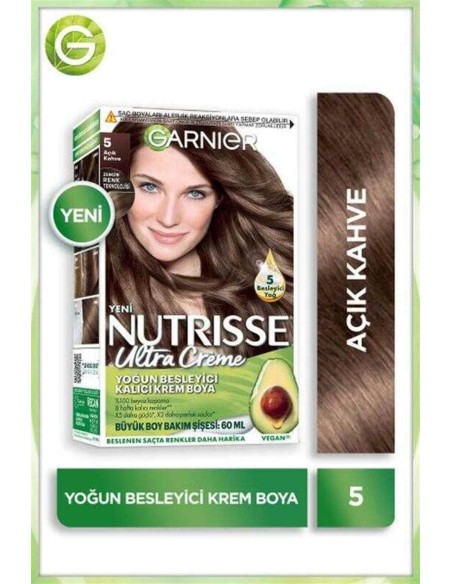 Garnier Nutrisse Ultra Creme 5 Açık Kahve 