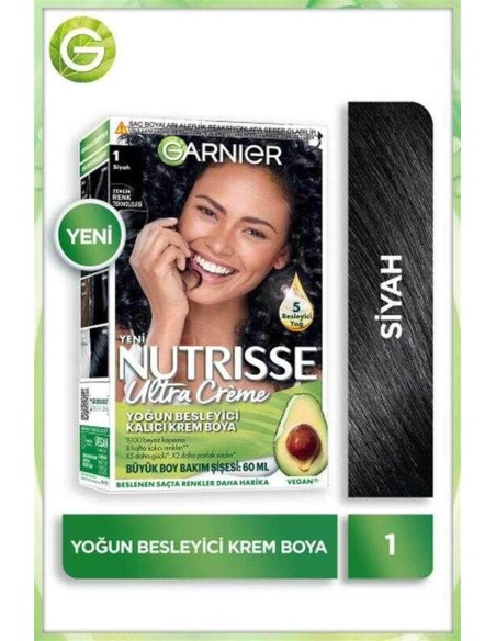 Garnier Nutrisse Ultra Creme 1 Siyah 