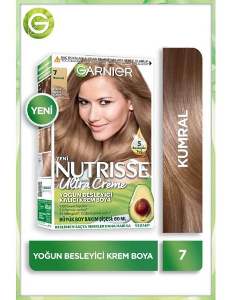 Garnier Nutrisse Yoğun Besleyici Kalıcı Krem Saç Boyası 7 Kumral 