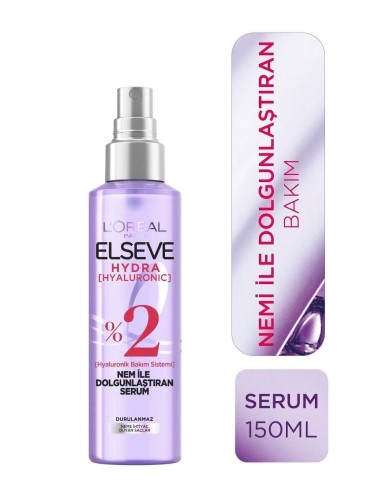 Loreal Paris Elseve Hydra Hyaluronic Nem ile Dolgunlaştıran Serum 150ml 