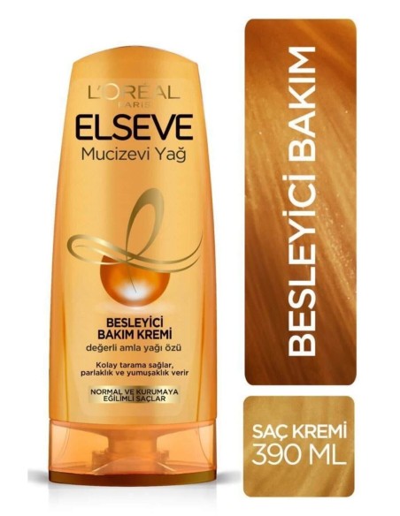 Loreal Paris Elseve Mucizevi Yağ Besleyici Bakım Kremi 390 Ml 