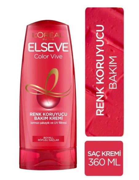 Loreal Elseve Color Vive Boyalı Saç Bakım Kremi 360ml 