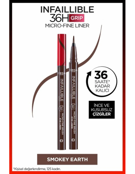 Loreal Paris Infaillible 36H Grip Micro Fine Eyeliner 03 ANCIENT ROSE   -Pembe- 