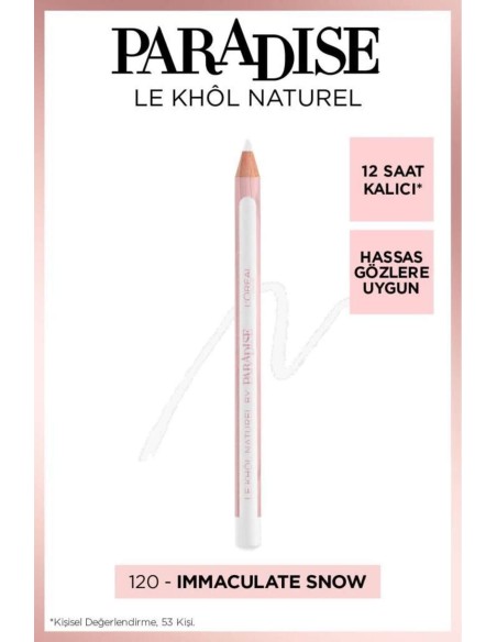 Loreal Paris Paradise Le Khol Göz Kalemi 120 Immaculate Snow 