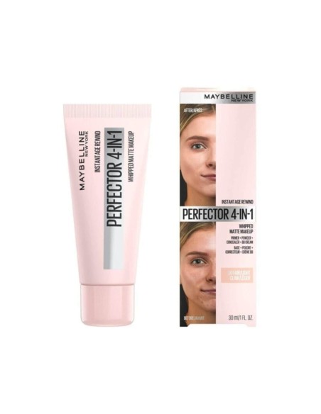 Maybelline New York Perfector 4in1 Matte Makeup 01 Light Claire Fondöten 