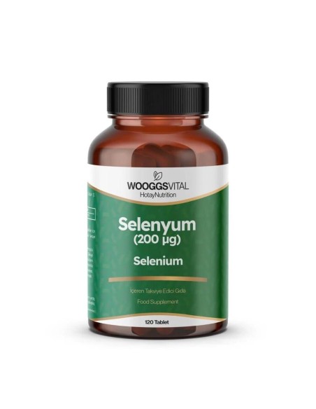 Wooggs Vital Selenyum (200 mcg) Takviye Edici Gıda 120 Tablet 