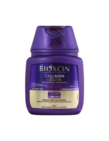 Bioxcin Collagen & Biotin Hacim Şampuanı 100 ml - Seyahat Boy 