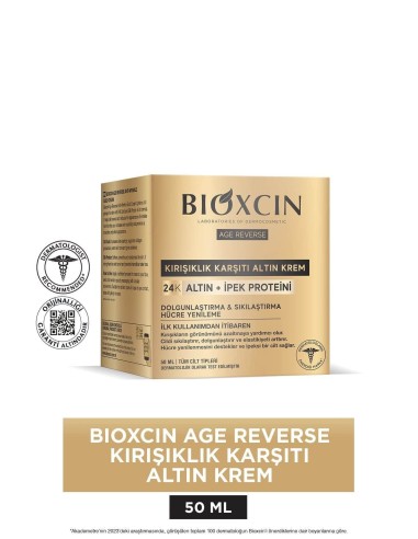 Bioxcin Age Reverse Kırışıklık Karşıtı Altın Krem 50 ml 