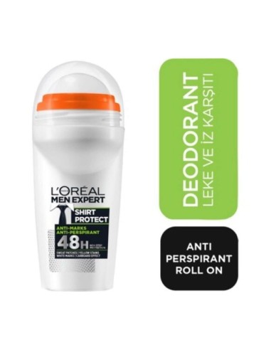 Loreal Paris Men Expert Shirt Protect XXL Ball Roll On - Leke Karşıtı - 50 ml 