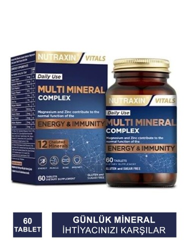 Nutraxin Multi Mineral Complex 60 Tablet 