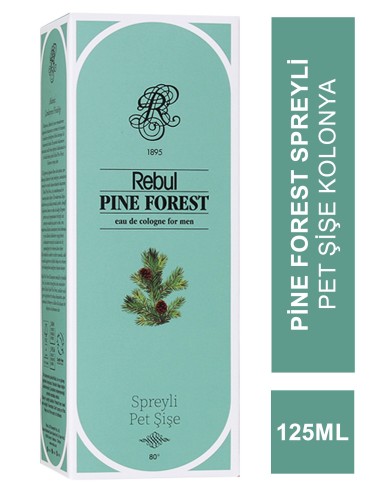 Rebul Pine Forest Spreyli Pet Şişe Kolonya 125 ml 