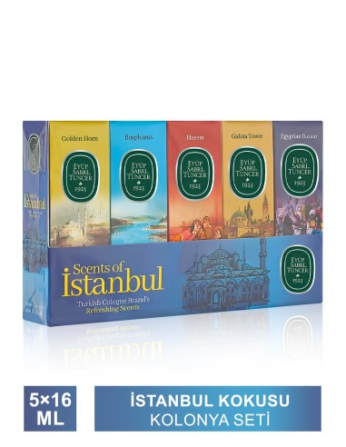 Eyüp Sabri Tuncer 5'li 16 ml Kolonya - Scents of İstanbul 