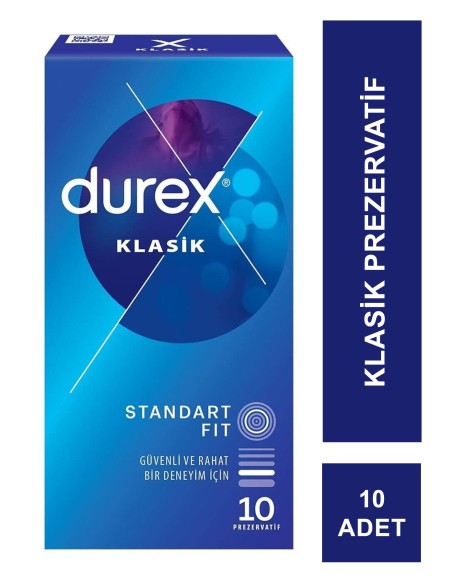 Durex Klasik Prezervatif 10 Adet 