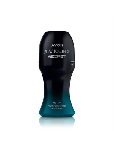 Avon Black Suede Secret Roll-On Deodorant 50ml 