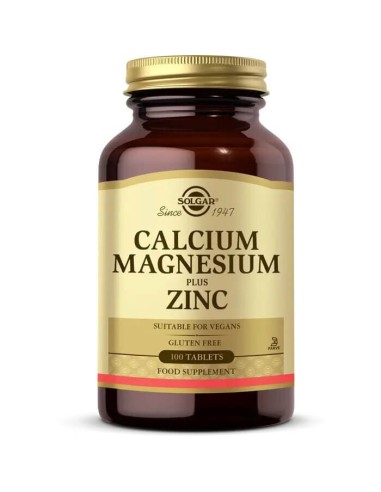 Solgar Calcium Magnesium Plus Zinc 100 Tablet 