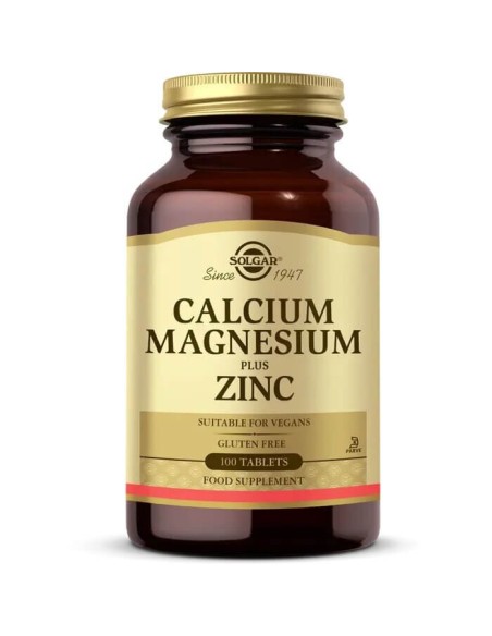 Solgar Calcium Magnesium Plus Zinc 100 Tablet 