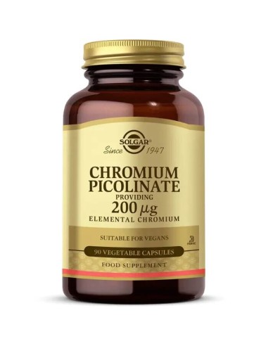 Solgar Chromium Picolinate 200 mcg 90 Kapsül 