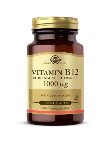 Solgar Vitamin B12 1000 mcg 100 Dilaltı Tablet 