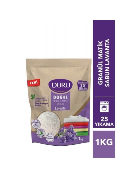 Duru Lavanta Kokulu Doğal Granül Matik Sabun 1 kg 