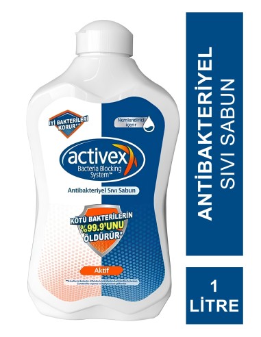 Activex Aktif Antibakteriyel Sıvı Sabun 1000 ml 