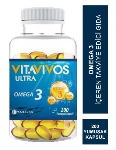 Vitavivos Ultra Omega 3 200 Kapsül 