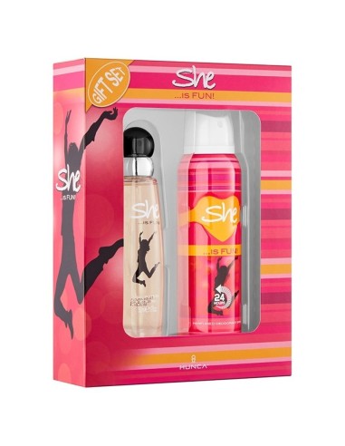 She is Fun Parfüm Seti 50 ml EDT + 150 ml Deodorant 